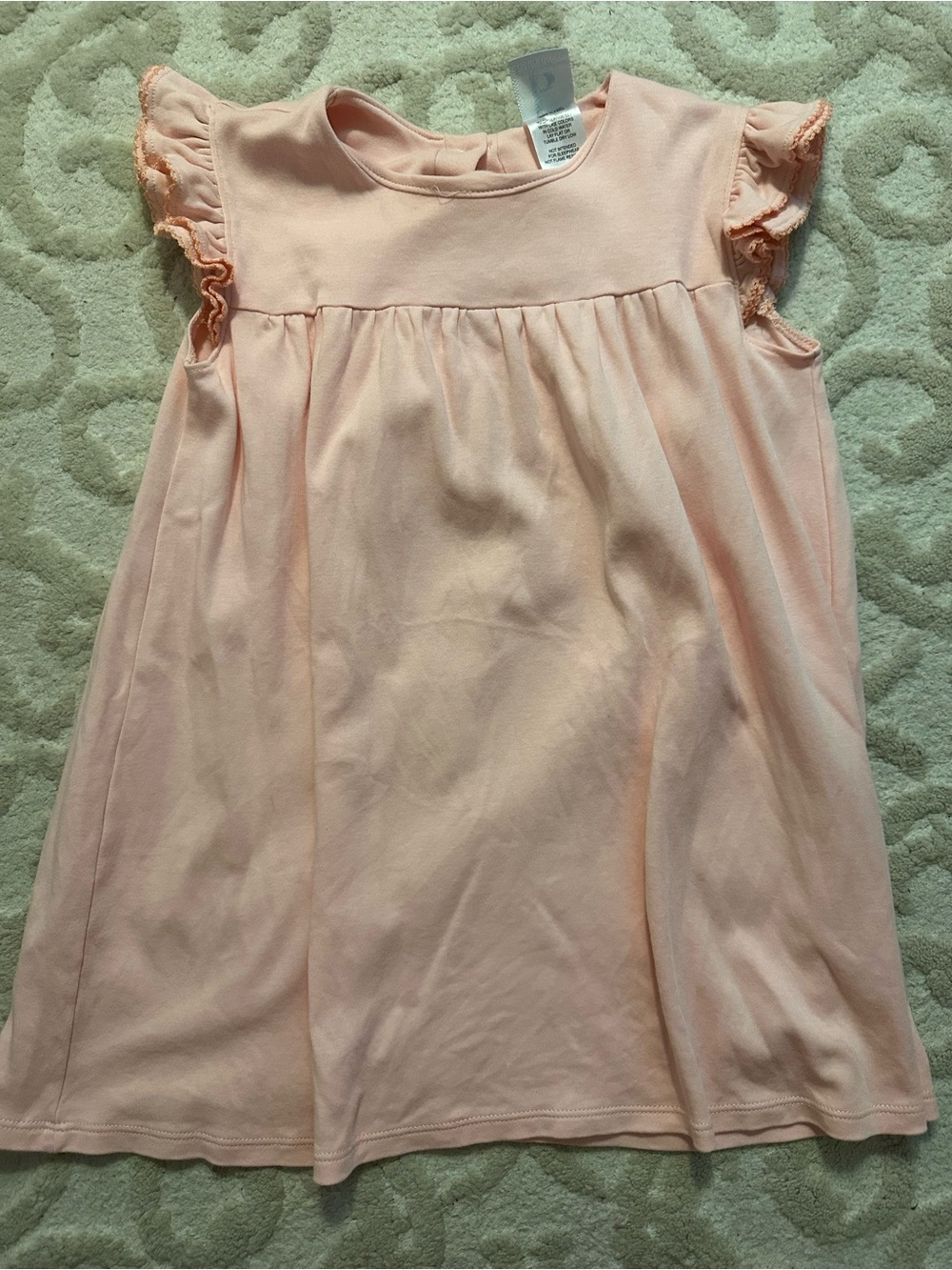 Bella Bliss Flutter Sleeve Casual Dress